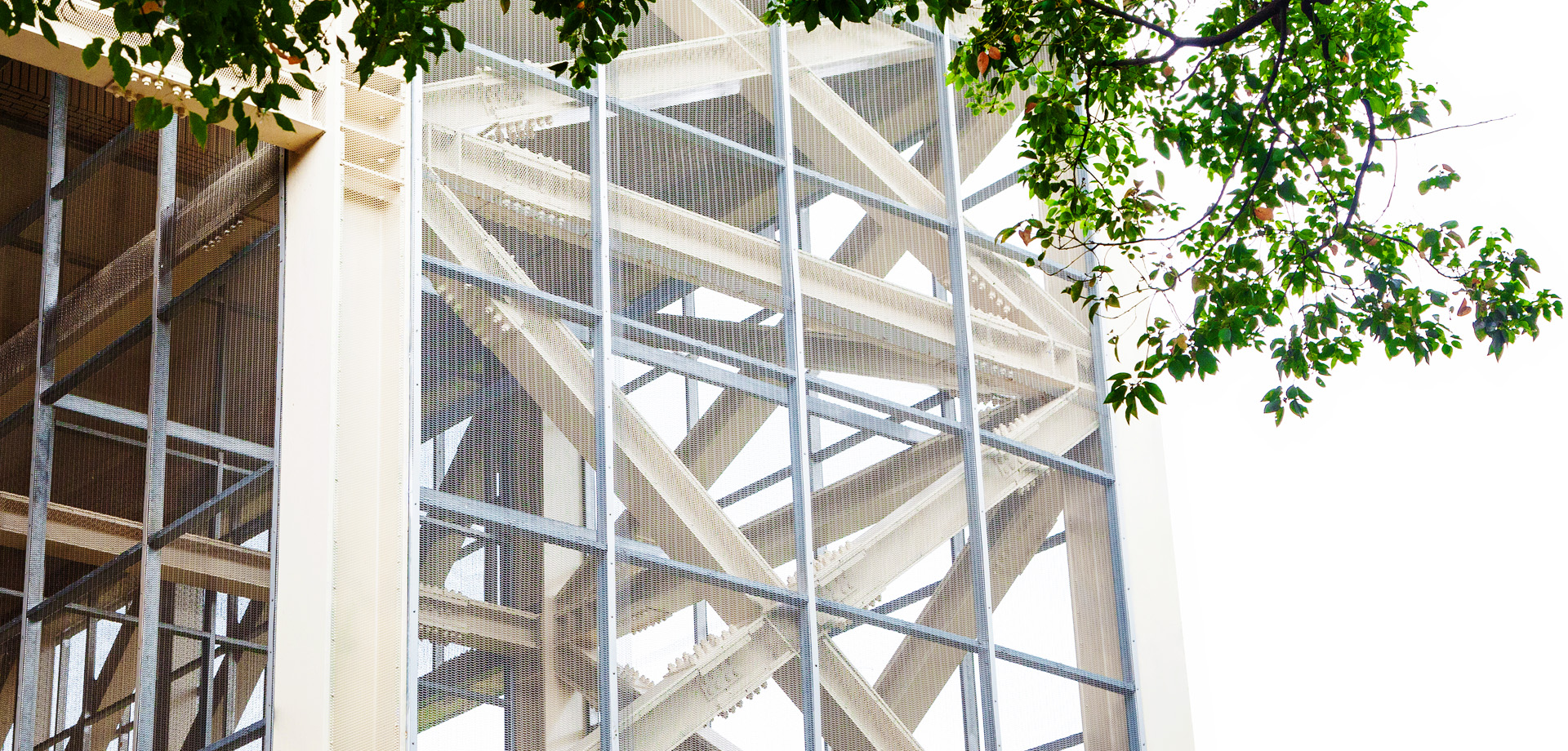 屏科大圖書館｜外牆過渡空間、節能通透與防鳥設計