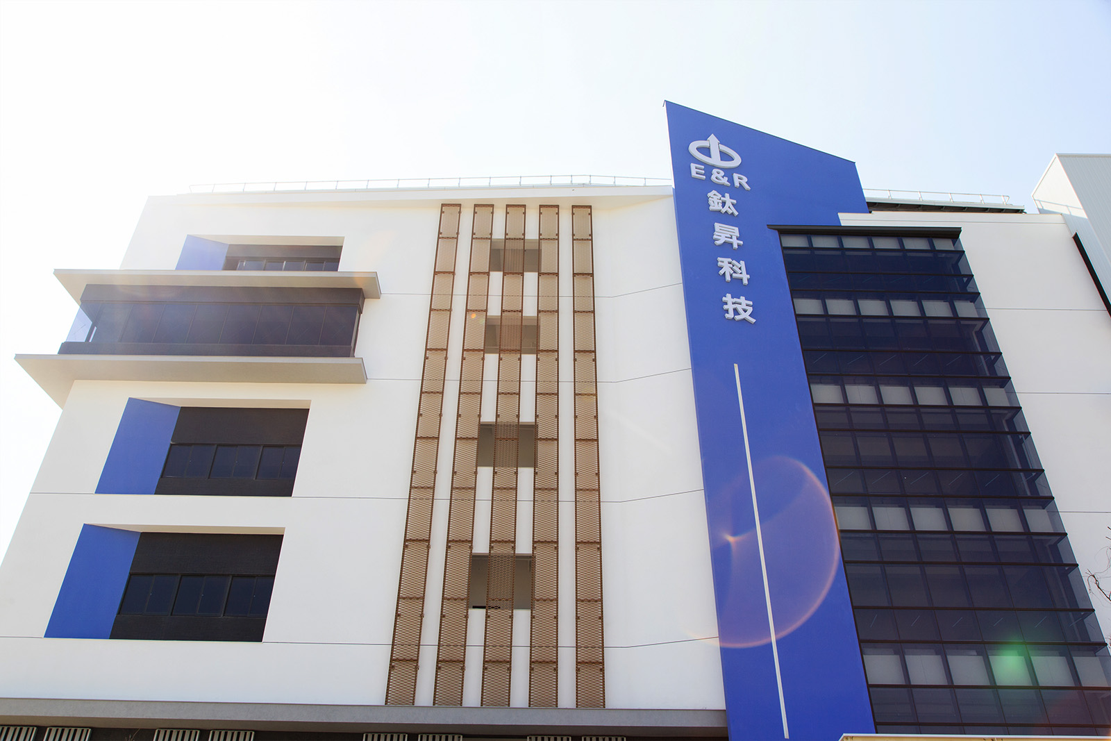 鈦昇科技新建廠房外牆擴張網