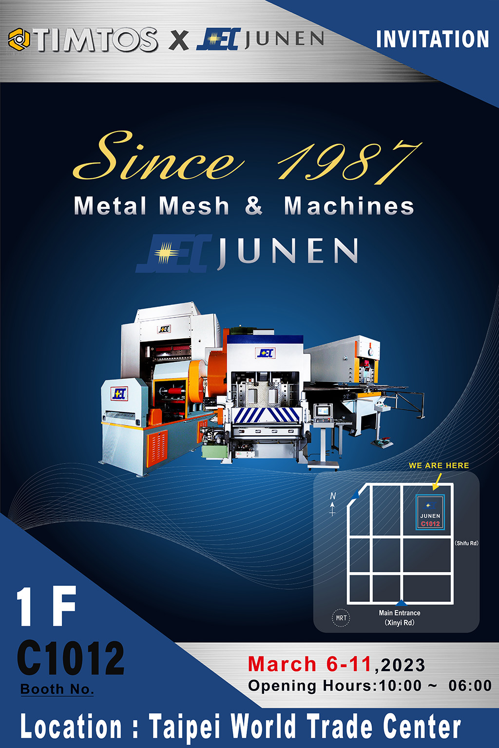 Web 2023 久恩台北國際工具機展(TIMTOS)