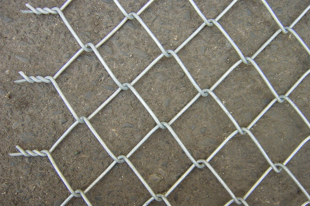 菱形圍籬網, 鍍鋅圍籬網